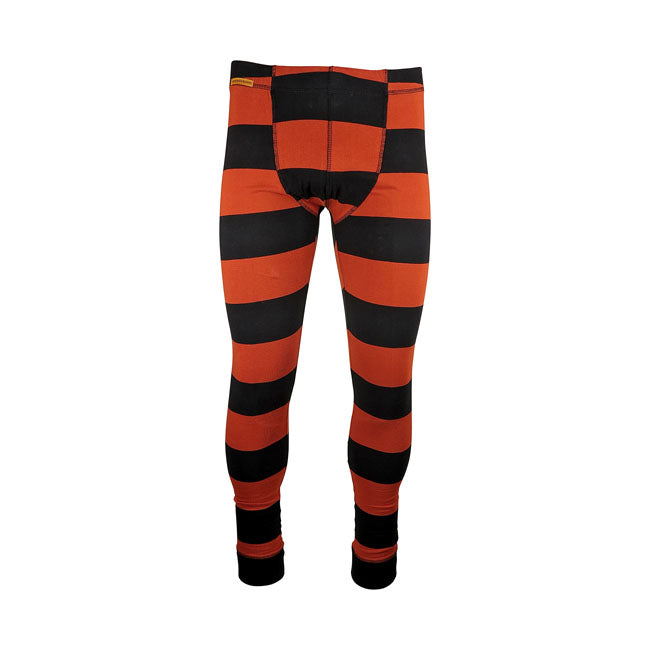 Roeg Long John Striped Trouser Black / Orange