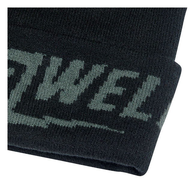 Biltwell Woven Bolts Beanie Black - FREE UK Shipping, FREE 365 Day Returns | Moto Central