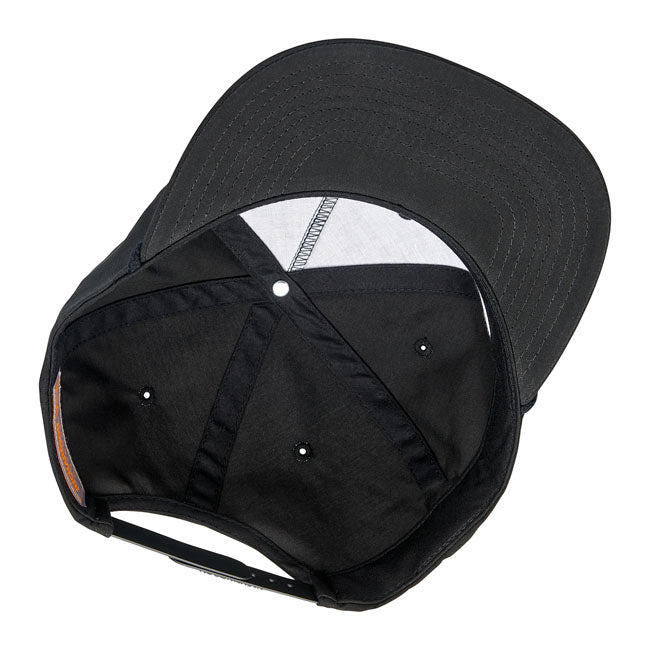 Biltwell RMHF 2 Snap Back Cap Black - FREE UK Shipping, FREE 365 Day Returns | Moto Central