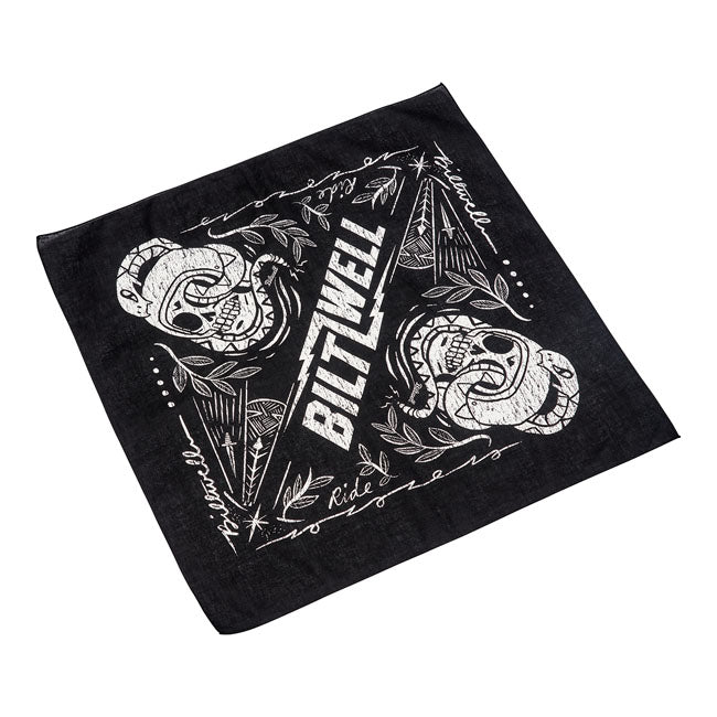 Biltwell Mandana Cobra Skull Black / White