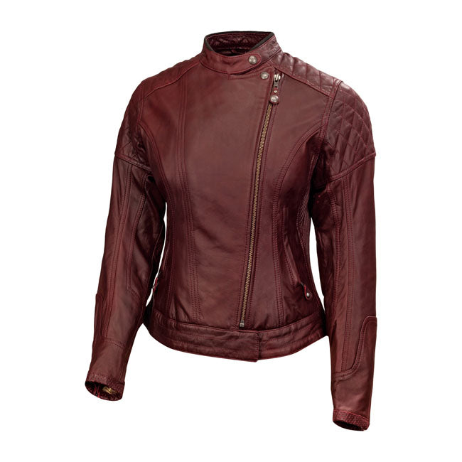 Roland Sands Design Riot Ladies Jacket Oxblood