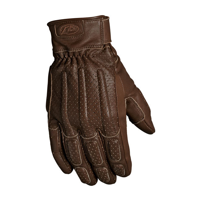 Roland Sands Design Rourke Leather Gloves Tobacco