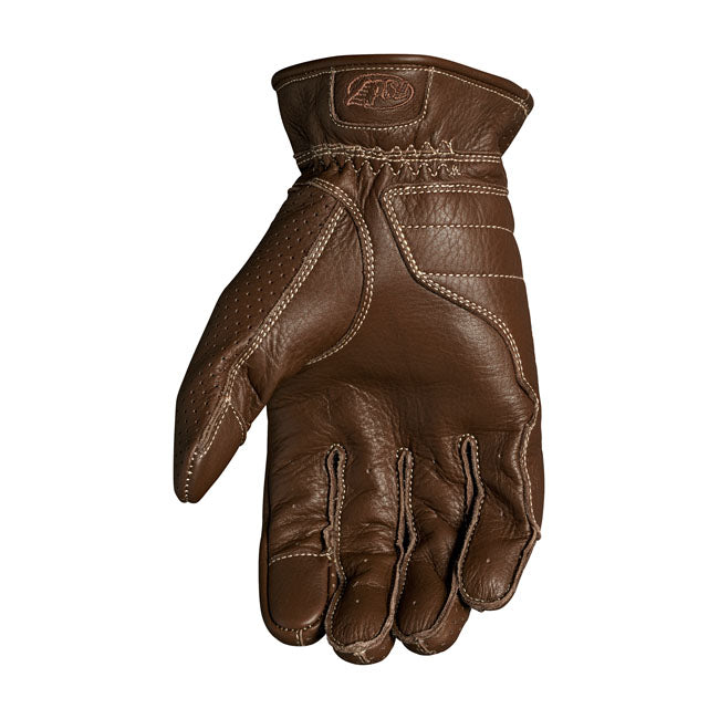 Roland Sands Design Wellington Leather Gloves Tobacco