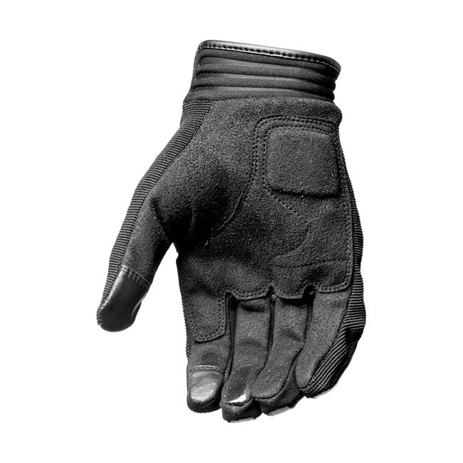 Roland Sands Design Strand Textile Gloves Black / White - FREE UK Shipping, FREE 365 Day Returns | Moto Central