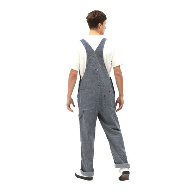 Dickies Oronoco Bib Overall Hickory Stripe - FREE UK Shipping, FREE 365 Day Returns | Moto Central