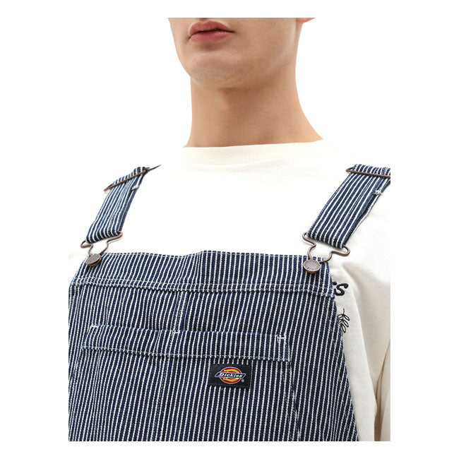 Dickies Oronoco Bib Overall Hickory Stripe - FREE UK Shipping, FREE 365 Day Returns | Moto Central