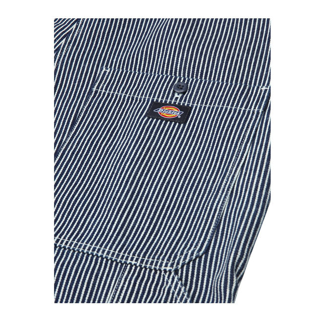 Dickies Oronoco Bib Overall Hickory Stripe - FREE UK Shipping, FREE 365 Day Returns | Moto Central