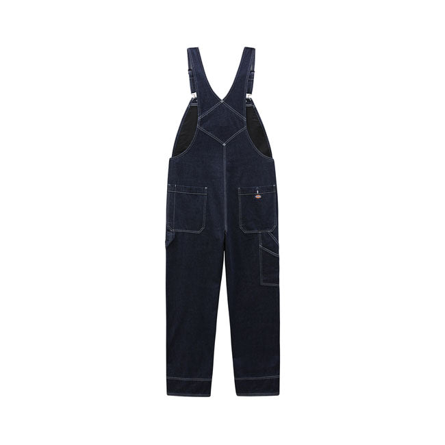 Dickies Oronoco Bib Overall Rinsed Blue - FREE UK Shipping, FREE 365 Day Returns | Moto Central