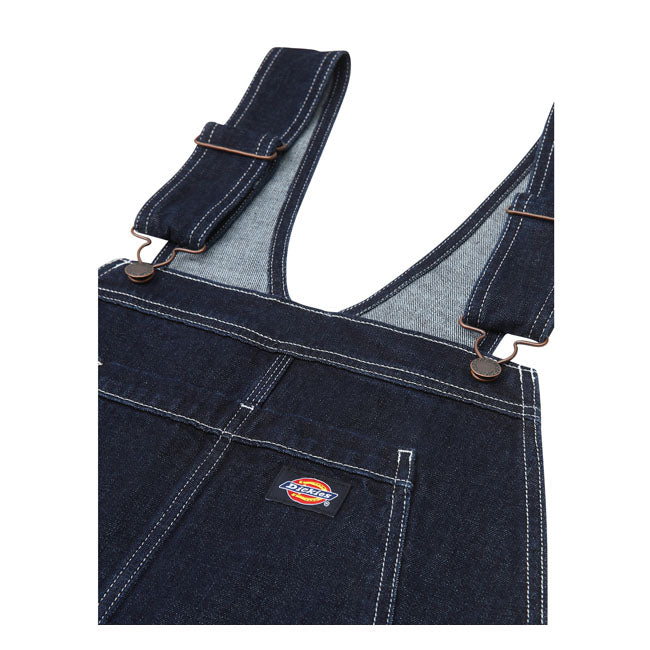 Dickies Oronoco Bib Overall Rinsed Blue - FREE UK Shipping, FREE 365 Day Returns | Moto Central