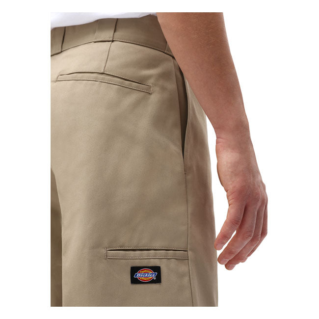 Dickies Double Knee Trouser Khaki - FREE UK Shipping, FREE 365 Day Returns | Moto Central