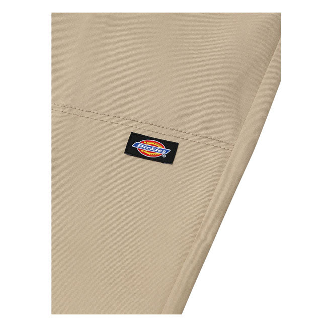 Dickies Double Knee Trouser Khaki - FREE UK Shipping, FREE 365 Day Returns | Moto Central