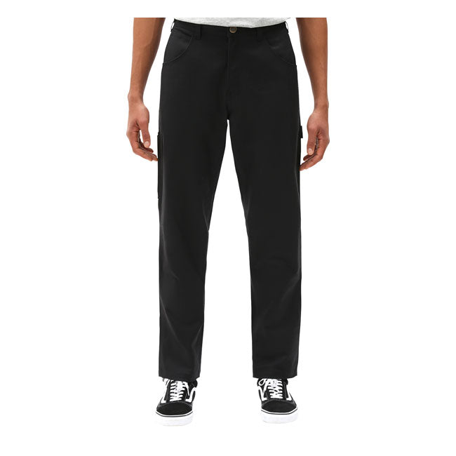 Dickies Fairdale Twill Trouser Black - FREE UK Shipping, FREE 365 Day Returns | Moto Central