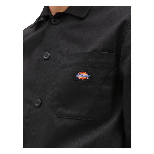 Dickies Funkley Shirt Black - FREE UK Shipping, FREE 365 Day Returns | Moto Central