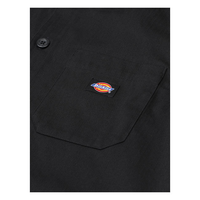 Dickies Funkley Shirt Black - FREE UK Shipping, FREE 365 Day Returns | Moto Central