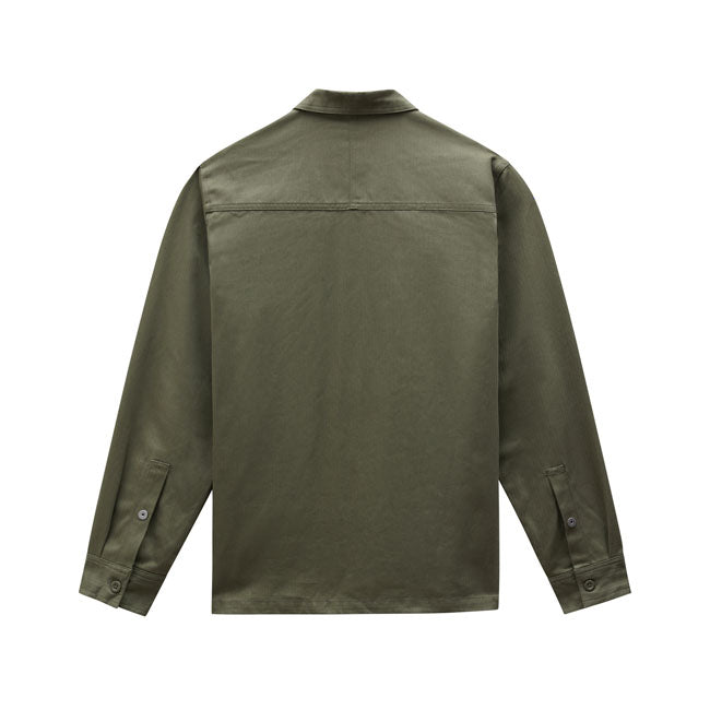 Dickies Funkley Shirt Military Green - FREE UK Shipping, FREE 365 Day Returns | Moto Central