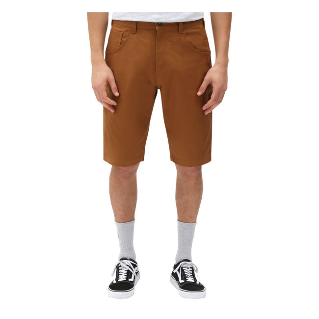 Dickies Fairdale Shorts Brown Duck - FREE UK Shipping, FREE 365 Day Returns | Moto Central