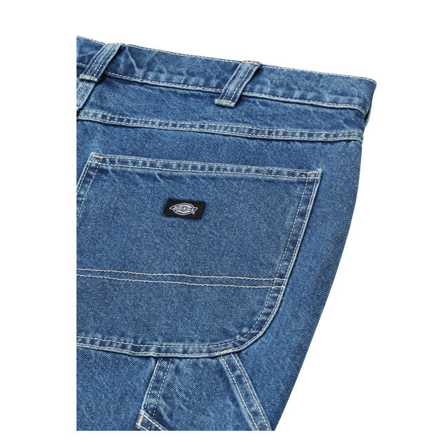 Dickies Garyville Denim Shorts Classic Blue - FREE UK Shipping, FREE 365 Day Returns | Moto Central