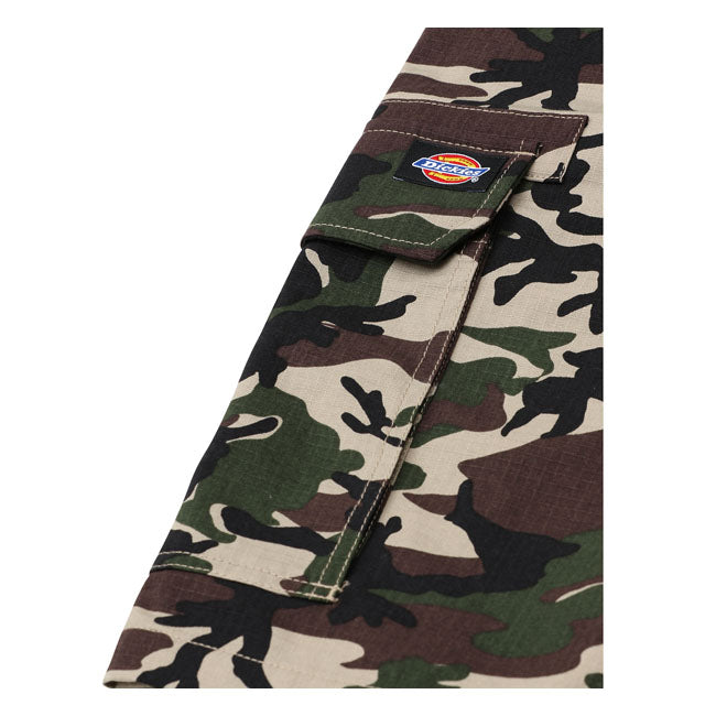 Dickies Millerville Shorts Camouflage - FREE UK Shipping, FREE 365 Day Returns | Moto Central