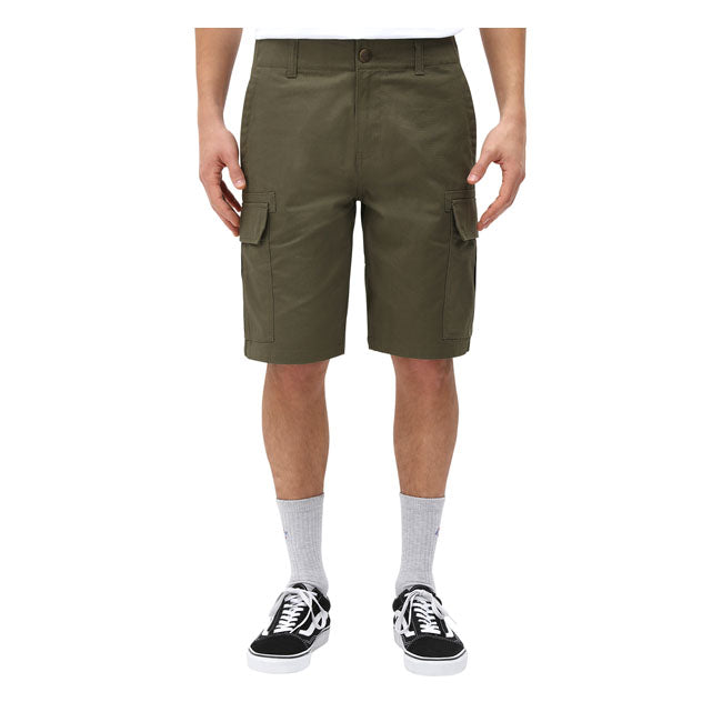 Dickies Millerville Shorts Military Green - FREE UK Shipping, FREE 365 Day Returns | Moto Central