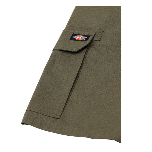 Dickies Millerville Shorts Military Green - FREE UK Shipping, FREE 365 Day Returns | Moto Central