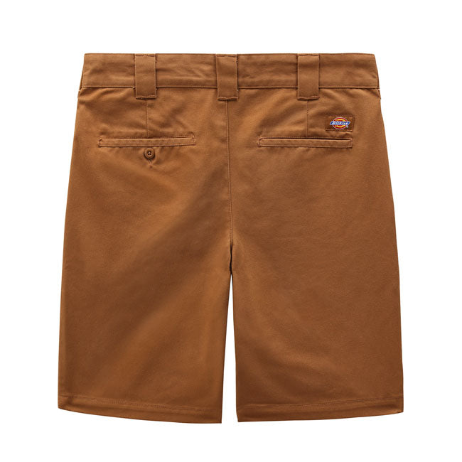 Dickies Slim Fit Shorts Brown Duck - FREE UK Shipping, FREE 365 Day Returns | Moto Central