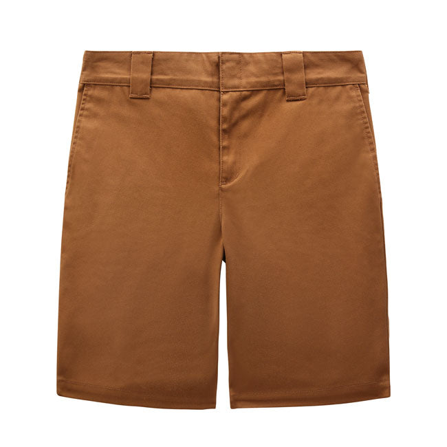 Dickies Slim Fit Shorts Brown Duck - FREE UK Shipping, FREE 365 Day Returns | Moto Central