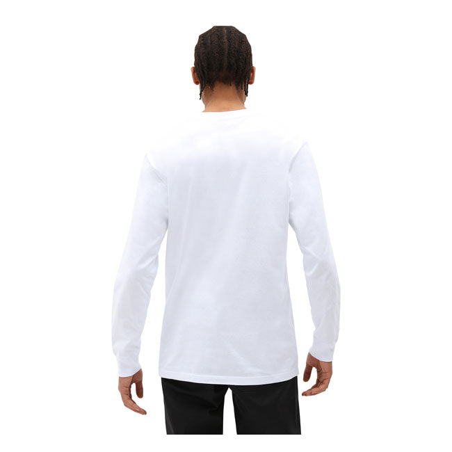 Dickies Loretto Long Sleeves T-Shirt White - FREE UK Shipping, FREE 365 Day Returns | Moto Central