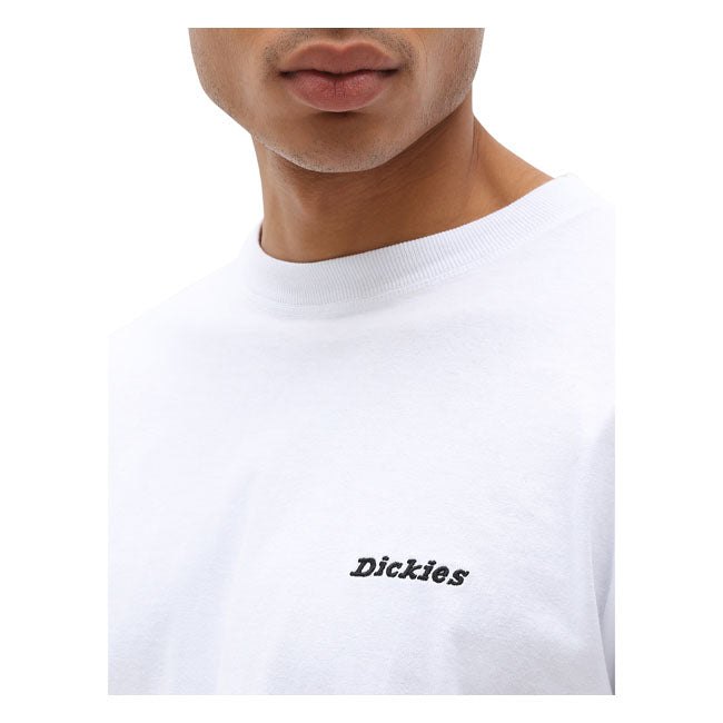 Dickies Loretto Long Sleeves T-Shirt White - FREE UK Shipping, FREE 365 Day Returns | Moto Central