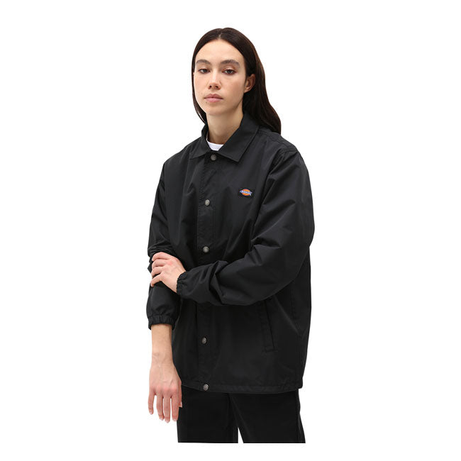 Dickies Oakport Coach Jacket Black - FREE UK Shipping, FREE 365 Day Returns | Moto Central