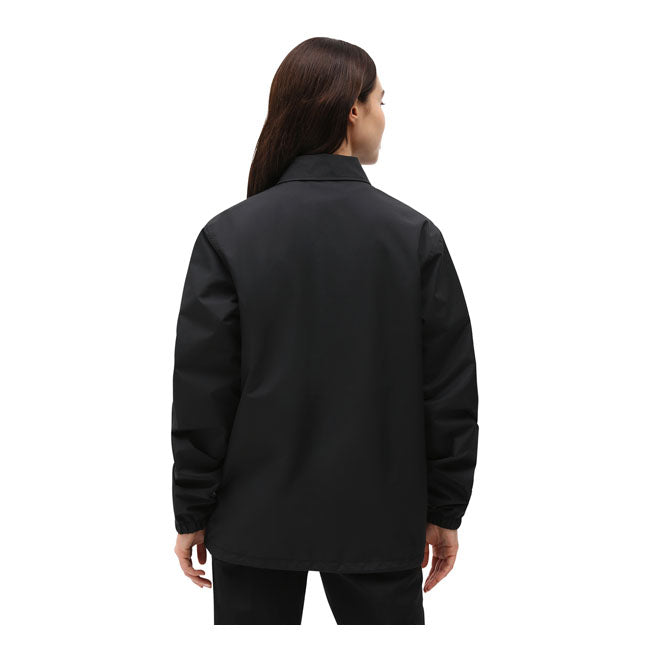 Dickies Oakport Coach Jacket Black - FREE UK Shipping, FREE 365 Day Returns | Moto Central