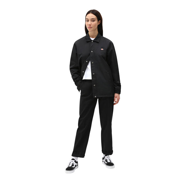 Dickies Oakport Coach Jacket Black - FREE UK Shipping, FREE 365 Day Returns | Moto Central