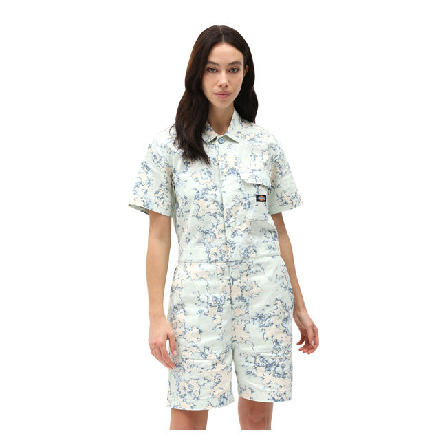 Dickies Sunburg Ladies Shortall Fog Blue