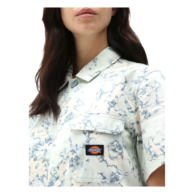 Dickies Sunburg Ladies Shortall Fog Blue