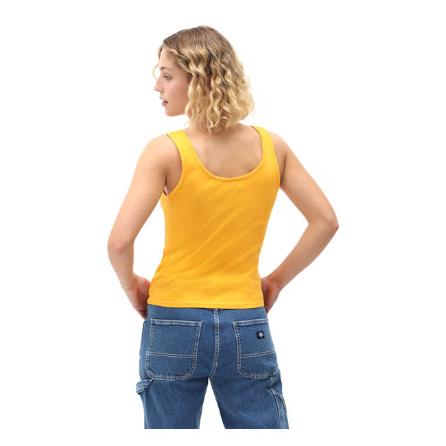 Dickies Mapleton Ladies Top Cadnium Yellow - FREE UK Shipping, FREE 365 Day Returns | Moto Central