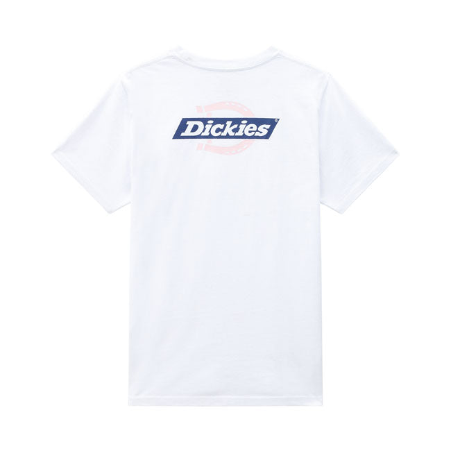 Dickies Ruston Ladies T-Shirt White - FREE UK Shipping, FREE 365 Day Returns | Moto Central