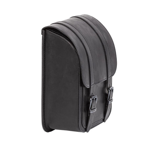 Ledrie Full Leather Swing Arm Bag Left Black For 18-21 Softail - FREE UK Shipping, FREE 365 Day Returns | Moto Central