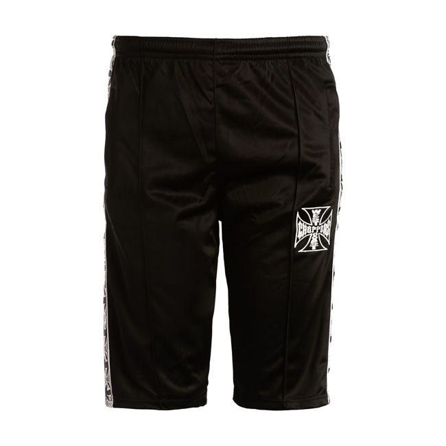 West Coast Choppers Tracksuit Shorts Black - FREE UK Shipping, FREE 365 Day Returns | Moto Central