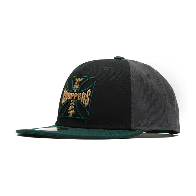 West Coast Choppers OG Classic Snapback Cap Grey / Green / Black