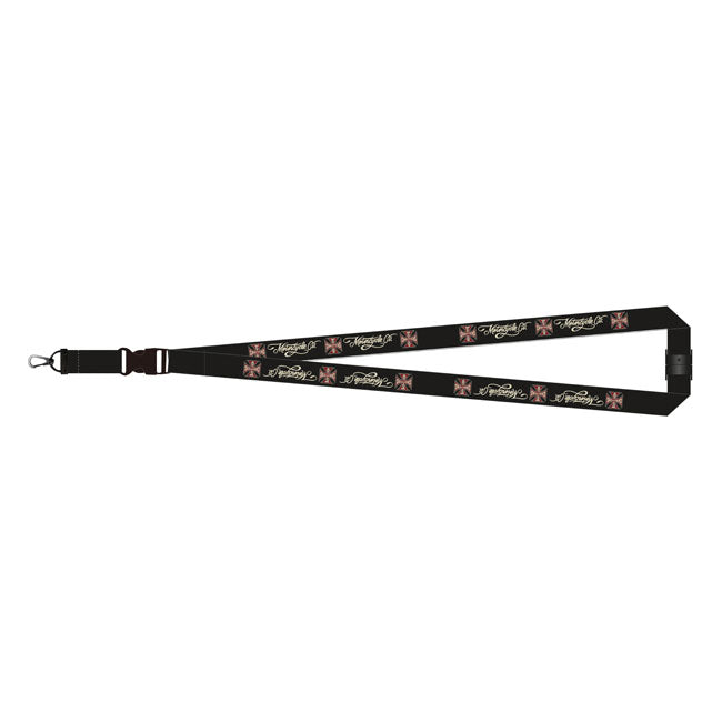 West Coast Choppers Motorcycle Co. Lanyard Black - FREE UK Shipping, FREE 365 Day Returns | Moto Central