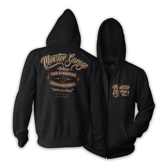 Monster Garage Dismantlers Hoodie Black