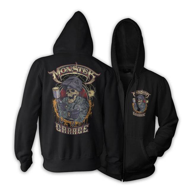 Monster Garage Skellweld Hoodie Black