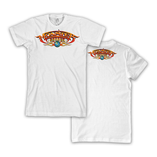 Monster Garage Logo Tee White