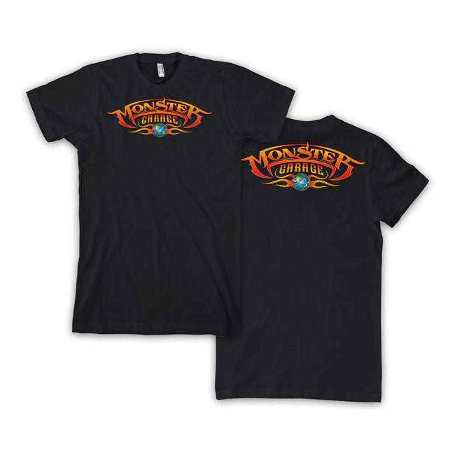 Monster Garage Logo Tee Black