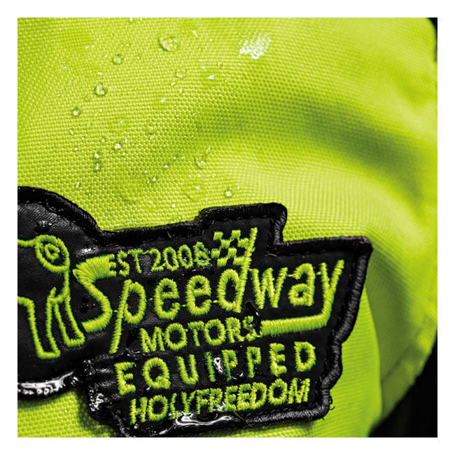 Holy Freedom Zero Vision Leather Jacket Black / Fluo Yellow - FREE UK Shipping, FREE 365 Day Returns | Moto Central