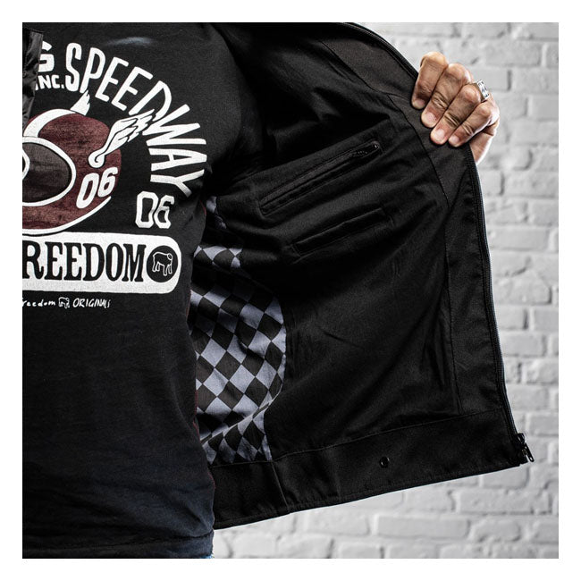 Holy Freedom Prison Jacket Black / Off White - FREE UK Shipping, FREE 365 Day Returns | Moto Central