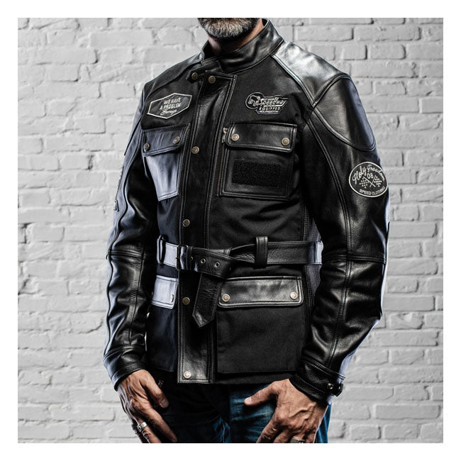 Holy Freedom Quattro TL Leather Jacket Black