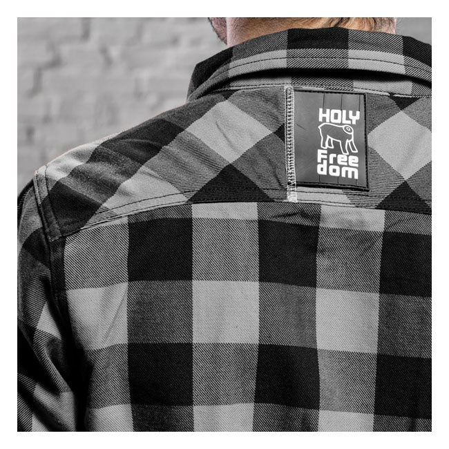 Holy Freedom Jessie James Shirt Grey / Black  - FREE UK Delivery - Moto Central