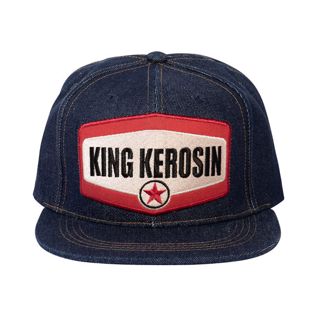 King Kerosin Logo Snapback Cap Blue / Red