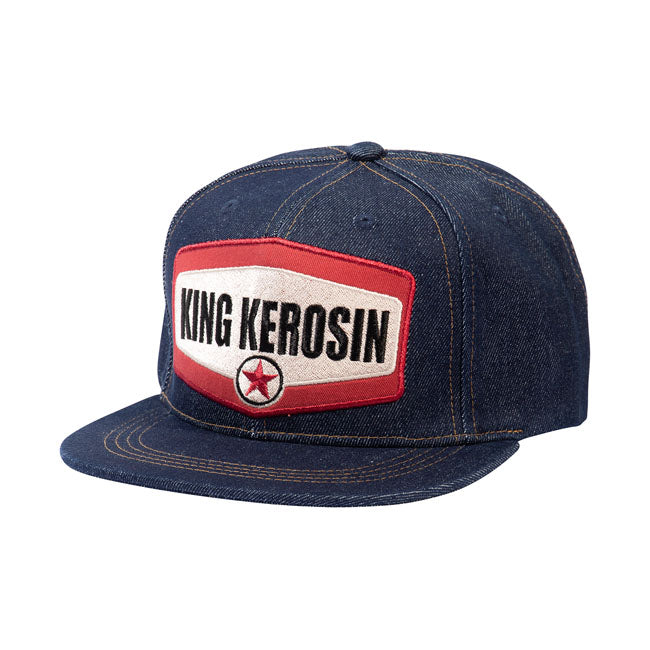 King Kerosin Logo Snapback Cap Blue / Red