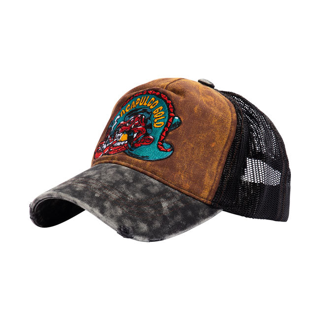 King Kerosin Acapulco Gold Trucker Cap Brown / Black